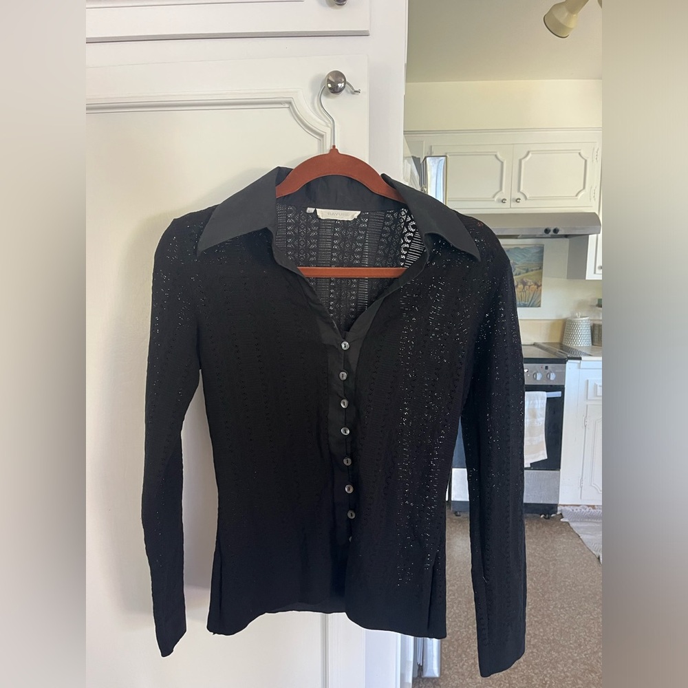 Rayure Paris sheer button down